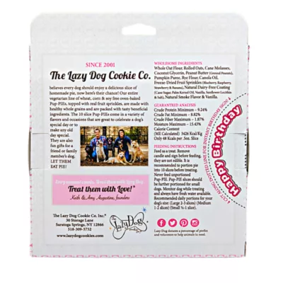 Product The Lazy Dog Cookie Co. Pup-PIE Happy Birthday Girl Dog Treat