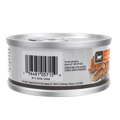 Product Simply Nourish Natural Wet Cat Food - Pate, 5.5 oz