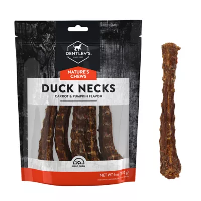 Product Dentley's Nature's Chews Duck Neck Carrot and Pumpkin 6 OZ