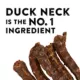 Product Dentley's Nature's Chews Duck Neck Carrot and Pumpkin 6 OZ