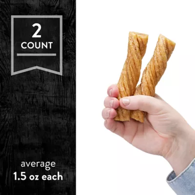 Product  Dentley's Rawhide Alternative Cinnamon Churro Shaped Dog Chew 2 ct 3 oz