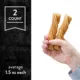 Product  Dentley's Rawhide Alternative Cinnamon Churro Shaped Dog Chew 2 ct 3 oz