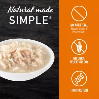 Product Simply Nourish Source Natural Adult Cat Food - Grain Free, Shreds, 2.8 oz