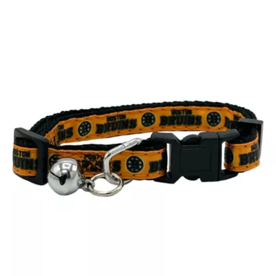 Product Pets First NHL Boston Bruins Satin Cat Collar