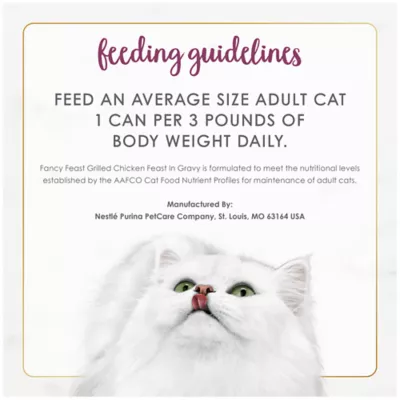 Product FANCY FEAST WET CAT FOOD - GRILLED CHICKEN, 12 CT, 36 OZ
