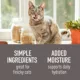 Product Simply Nourish Natural Cat Food Topper - Broth with Shreds, 1.4 oz