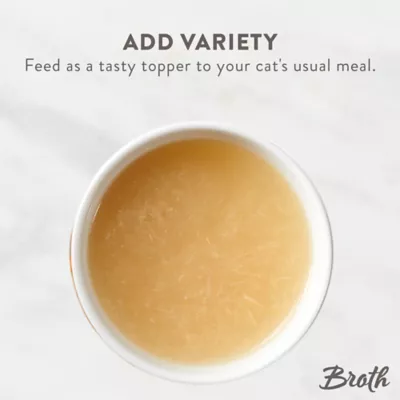 Product Simply Nourish Natural Cat Food Topper - Broth with Shreds, 1.4 oz