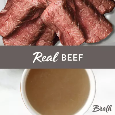 Product Simply Nourish Natural Cat Food Topper - Broth with Shreds, 1.4 oz