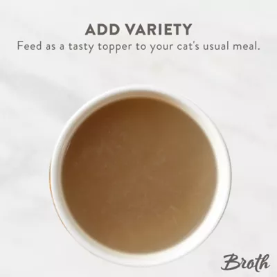 Product Simply Nourish Natural Cat Food Topper - Broth with Shreds, 1.4 oz