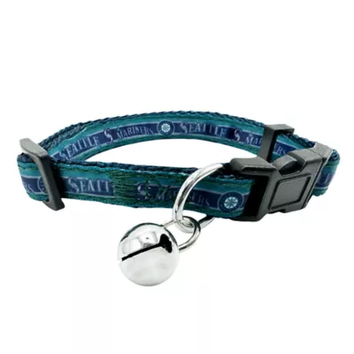 Product Pets First MLB Seattle Mariners Satin Cat Collar
