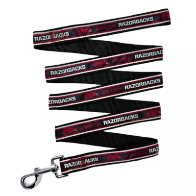 Product Pets First NCAA Arkansas Satin Dog Leash