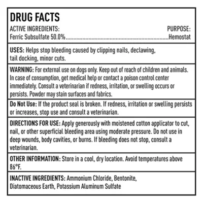 Product Dog MX Styptic Powder .5 oz