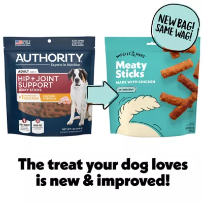 Product Wiggles & Wags Chicken Meaty Sticks Dog Treats 16 OZ