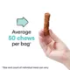 Product Wiggles & Wags Chicken Meaty Sticks Dog Treats 16 OZ
