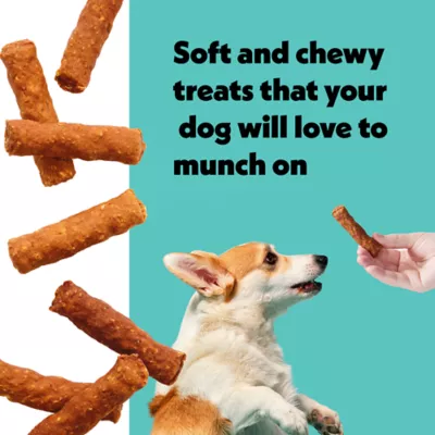Product Wiggles & Wags Chicken Meaty Sticks Dog Treats 16 OZ