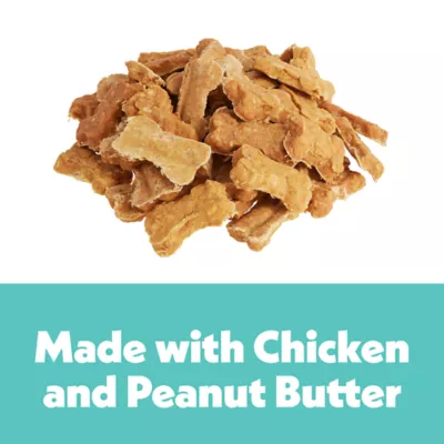 Product Wiggles & Wags Peanut Butter Chewy Bones Dog Treats 16 OZ