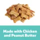 Product Wiggles & Wags Peanut Butter Chewy Bones Dog Treats 16 OZ
