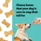 Product Wiggles & Wags Peanut Butter Chewy Bones Dog Treats 16 OZ