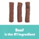 Product Wiggles & Wags Beef Meaty Sticks Dog Treats 16 OZ