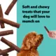 Product Wiggles & Wags Beef Meaty Sticks Dog Treats 16 OZ