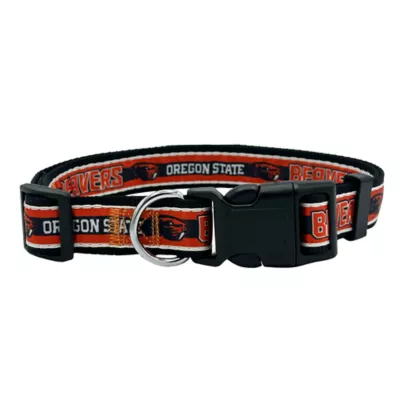 Product Pets First NCAA Oregon State Satin Dog Collar
