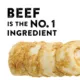 Product Dentley's Natural Chews Bully Dusted Beef Cheek 2.5 OZ