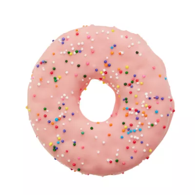 Product Wiggles & Wags Pink Donut Decorated Cookie Dog Treat 1.73 oz