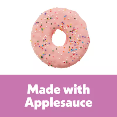 Product Wiggles & Wags Pink Donut Decorated Cookie Dog Treat 1.73 oz