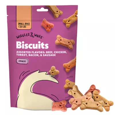 Product Wiggles & Wags Biscuits Assorted Flavors Dog Treats 15 OZ