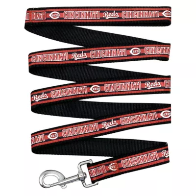 Product Pets First MLB Cincinnati Reds Satin Dog Leash