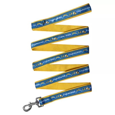 Product Pets First NFL Los Angeles Chargers Satin Dog Leash
