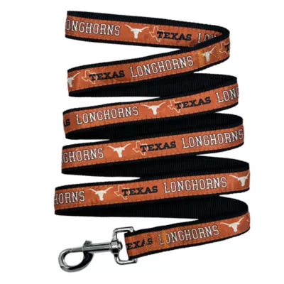Product Pets First NCAA Texas Satin Dog Leash