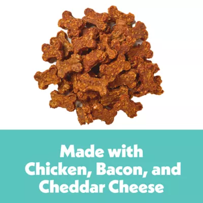 Product Wiggles & Wags Chewy Bones Bacon and Cheese 6 OZ