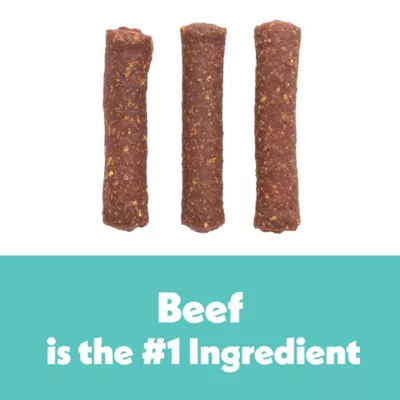 Product Wiggles & Wags Beef Meat & Bacon Meaty Sticks Dog Treats 16 OZ