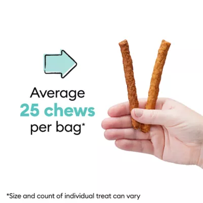 Product Wiggles & Wags Bacon & Cheese Meaty Sticks Dog Treats 6 OZ