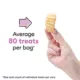 Product Wiggles & Wags Crinkle Cuts Sweet Potato Dog Treats 11 OZ