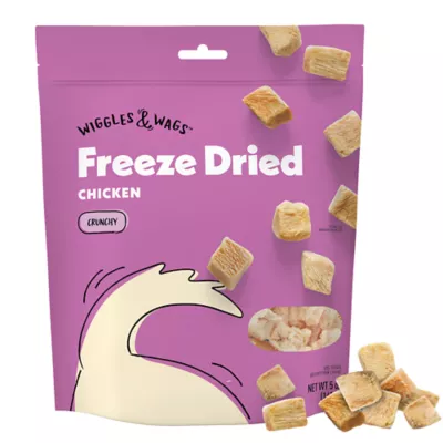 Product Wiggles & Wags Freeze Dried Chicken Crunchy Dog Treats