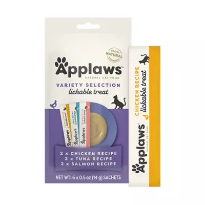 Product Applaws Puree Treat - Grain Free, Lickable Treat, 6 Count