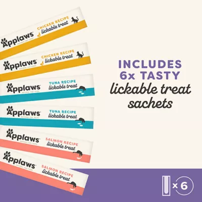 Product Applaws Puree Treat - Grain Free, Lickable Treat, 6 Count