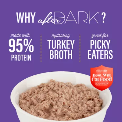 Product Tiki Cat After Dark Adult Cat Food - High Protein, Soft Pate, 3 Oz