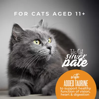 Product Tiki Cat Silver Pate Senior Wet Cat Food Variety Pack - Natural