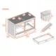 Product New Age Pet® Park Avenue Small Animal Hutch