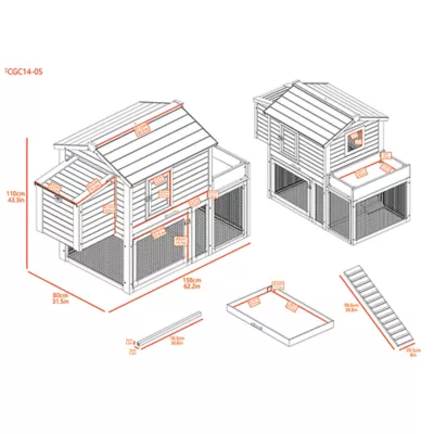 Product New Age Pet® Garden Coop with Pen