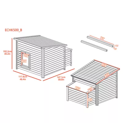 Product New Age Pet® Jumbo Fontana Chicken Barn
