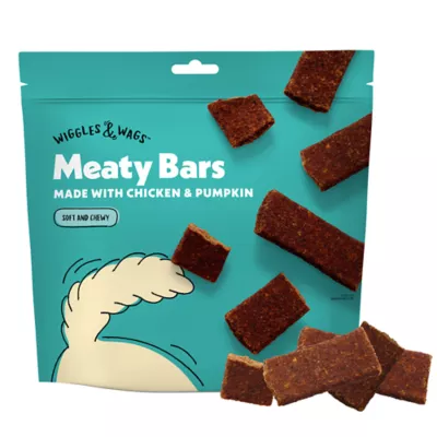 Product Wiggles & Wags Meaty Bars Dog Treats 16 OZ