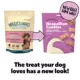 Product Wiggles & Wags Strawberry, Vanilla & Carob Neopolitan Cookies Dog Treats 14 OZ