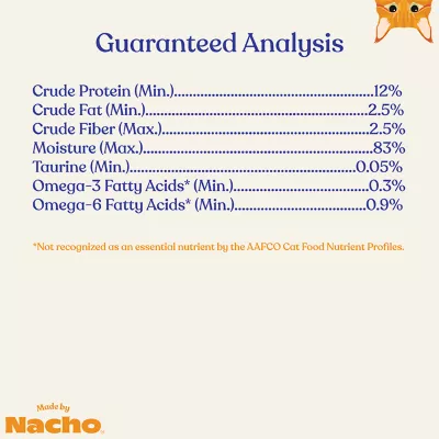 Product Made by Nacho Chef's Selects - Flaked Adult Cat Food, 3 OZ