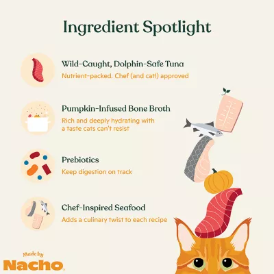 Product Made by Nacho Chef's Selects - Flaked Adult Cat Food, 12 Ct Variety Pack, 36 OZ