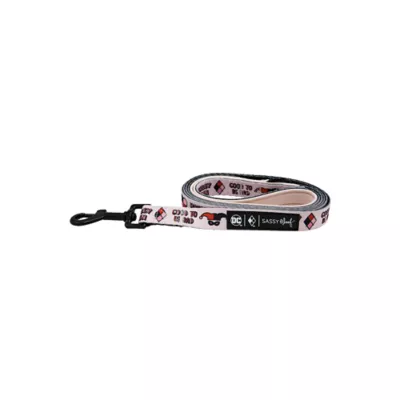 Product Sassy Woof Harley Quinn Dog Leash: 5-ft long