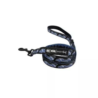 Product Sassy Woof Batman Dog Leash: 5-ft long